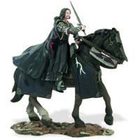 Aragorn in Gondorian Armor on Horse