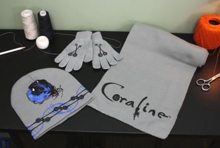 Coraline hat glove and scarf set